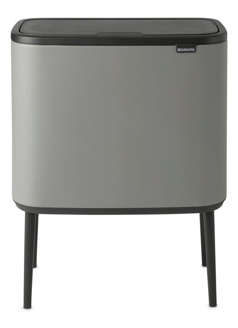 Brabantia Bo Touch Bin recyling duo prullenbak met deksel op pootjes 11