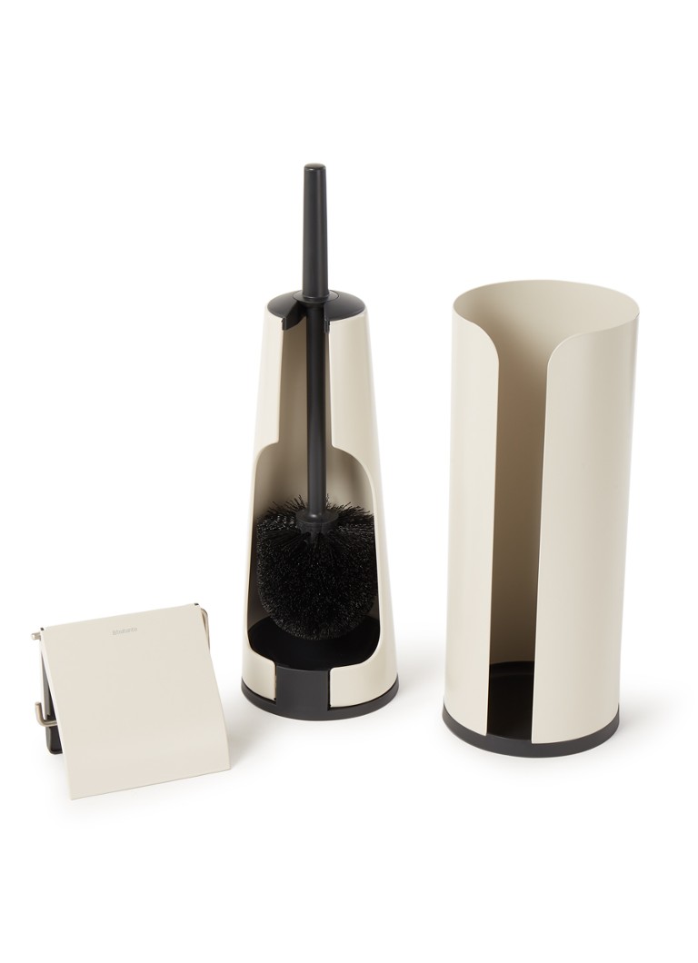 Brabantia ReNew toiletaccessoires set van 3 • Beige • de Bijenkorf