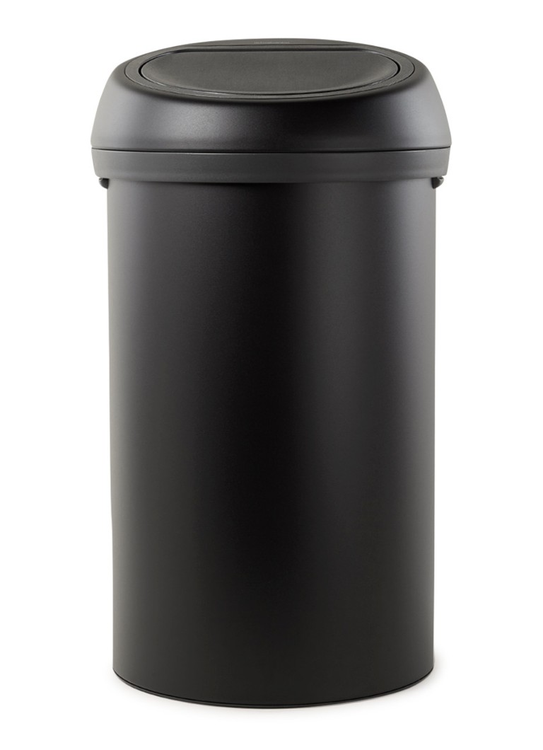 Brabantia Touch afvalemmer 60 liter • Zwart • de Bijenkorf