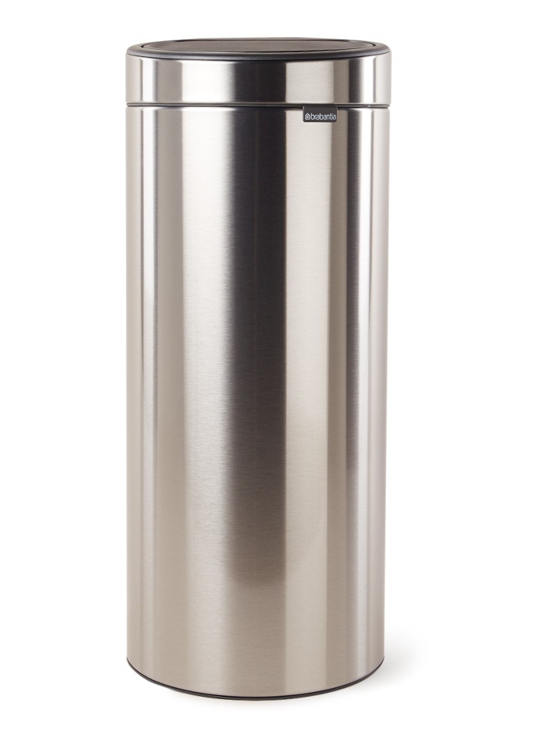 Brabantia - Touch New prullenbak 30 liter - Zilver
