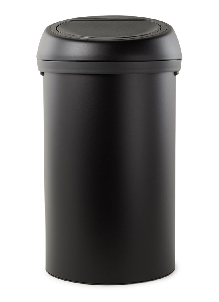 Persoonlijk Prestige Druif Brabantia Touch prullenbak 60 liter • Zwart • de Bijenkorf