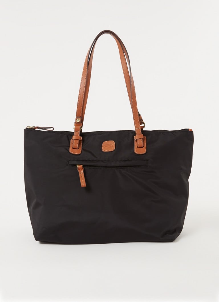Bric's - X-Bag shopper met leren details - Zwart