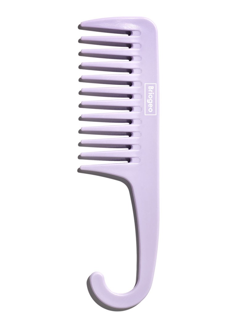 Briogeo - Wide Tooth Detangling Comb - haarkam - Paars