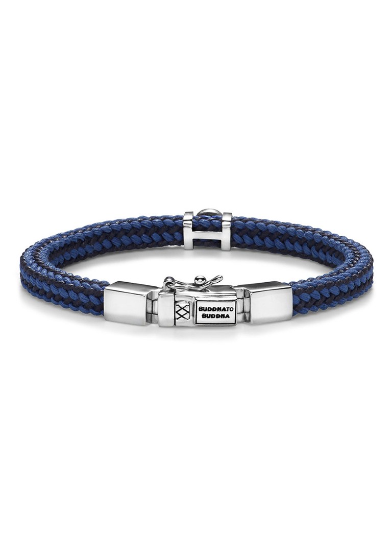 omdraaien Razernij steekpenningen Buddha to Buddha Denise armband van zilver • Blauw • de Bijenkorf