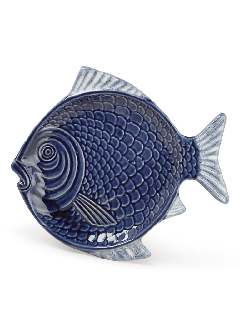 Bungalow - Fish serveerschaal 27 cm - Donkerblauw