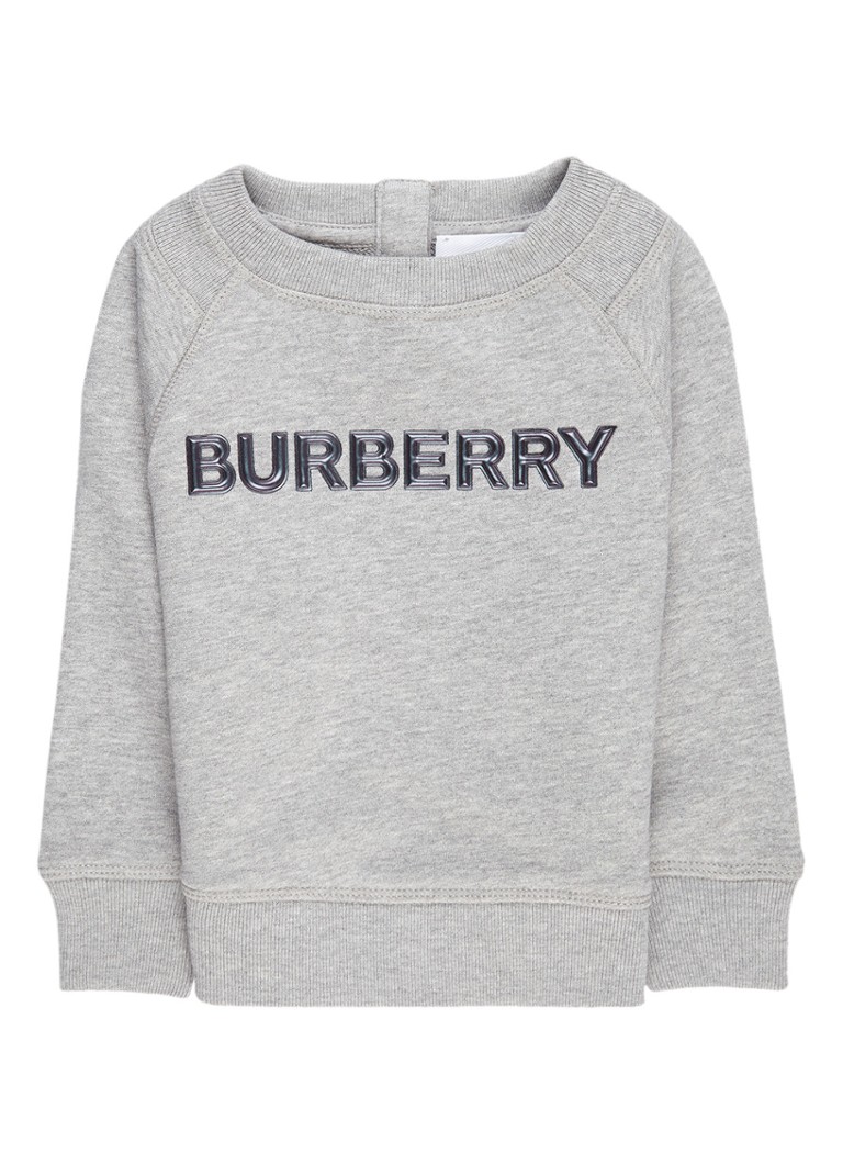 Verwonderlijk BURBERRY Derick sweater met logo opdruk • Grijs • de Bijenkorf QV-65