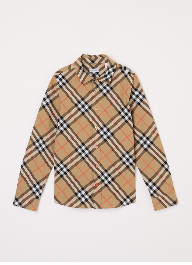 Burberry - Overhemd van biologisch katoen - Beige