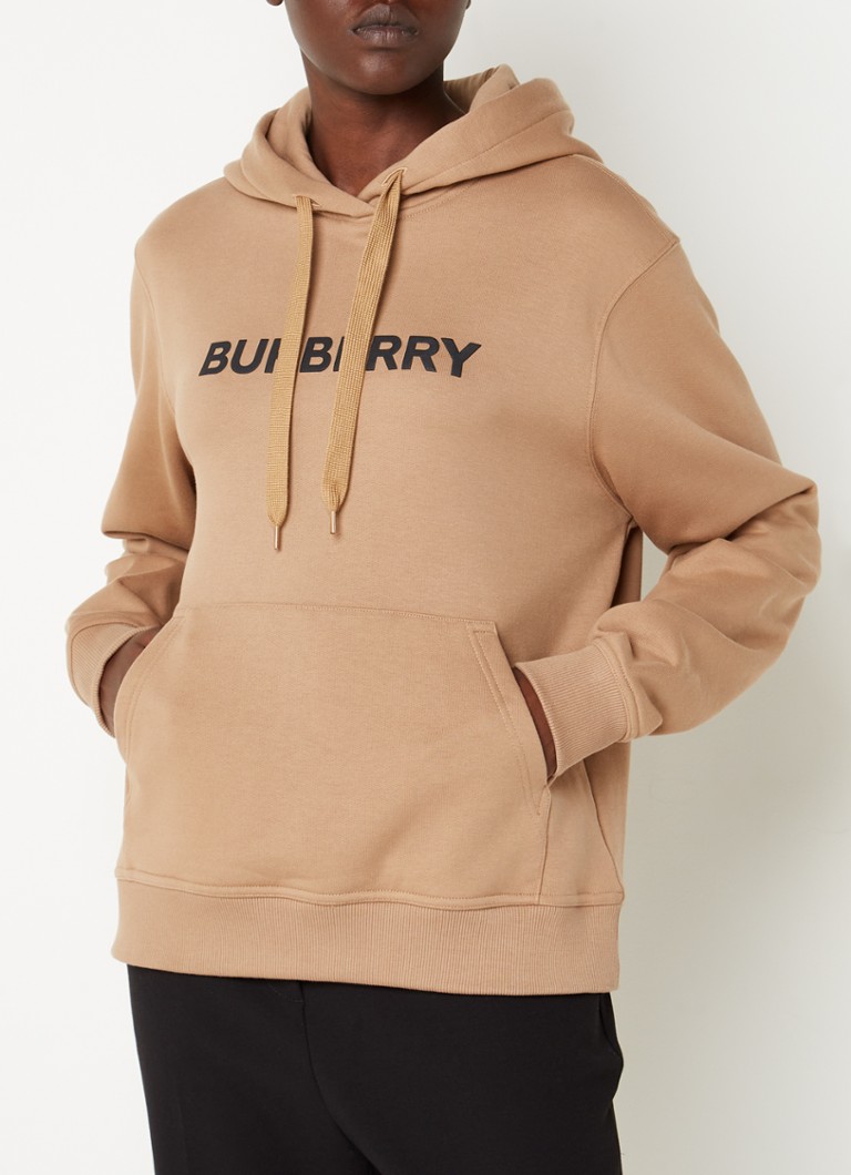 BURBERRY - Poulter oversized hoodie met logoprint - Camel
