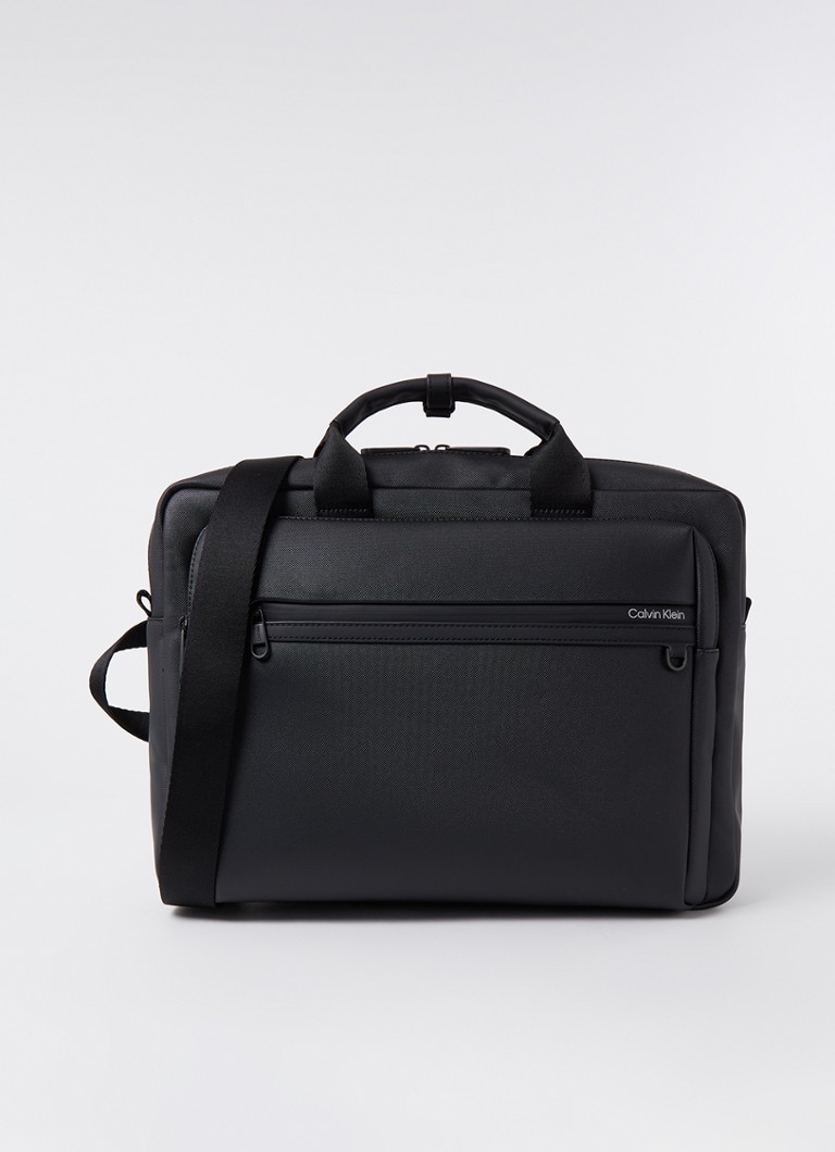 Calvin Klein - 2-in-1 rugzak en businesstas met 15,6 inch laptopvak - Zwart