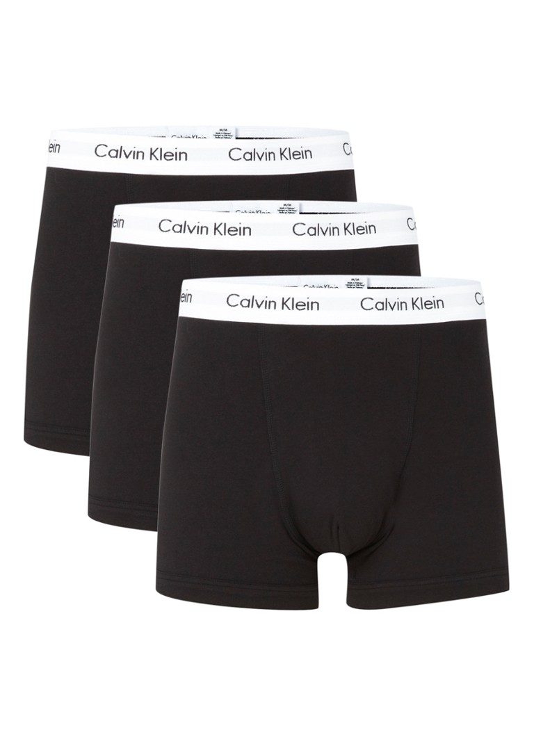 Wereldbol Sandy Beoordeling Calvin Klein 3-pack Trunk 2662 boxershorts • Zwart • de Bijenkorf