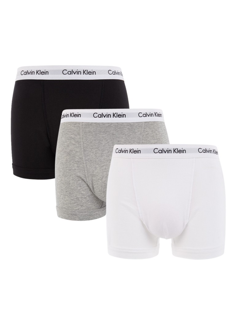 Calvin Klein - 3-pack Trunk 2662 boxershorts - Grijs