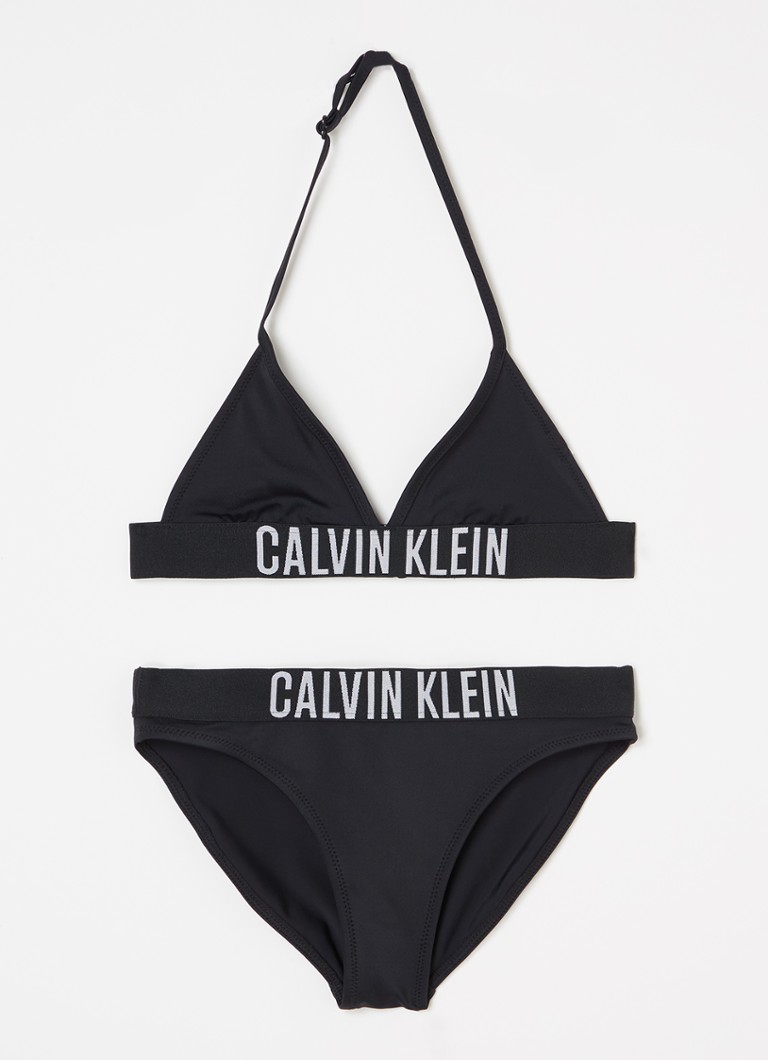 Calvin Klein Bikini met logoband • Zwart • de Bijenkorf