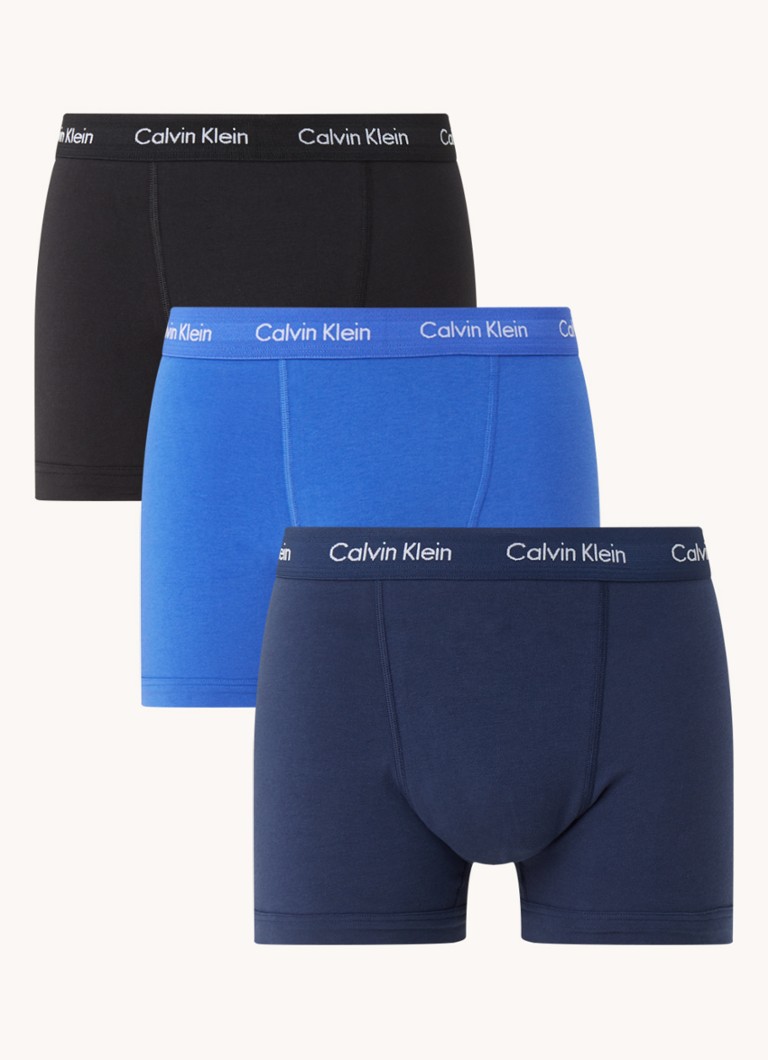 Klein Boxershorts met logoband in 3-pack • Kobaltblauw • de Bijenkorf