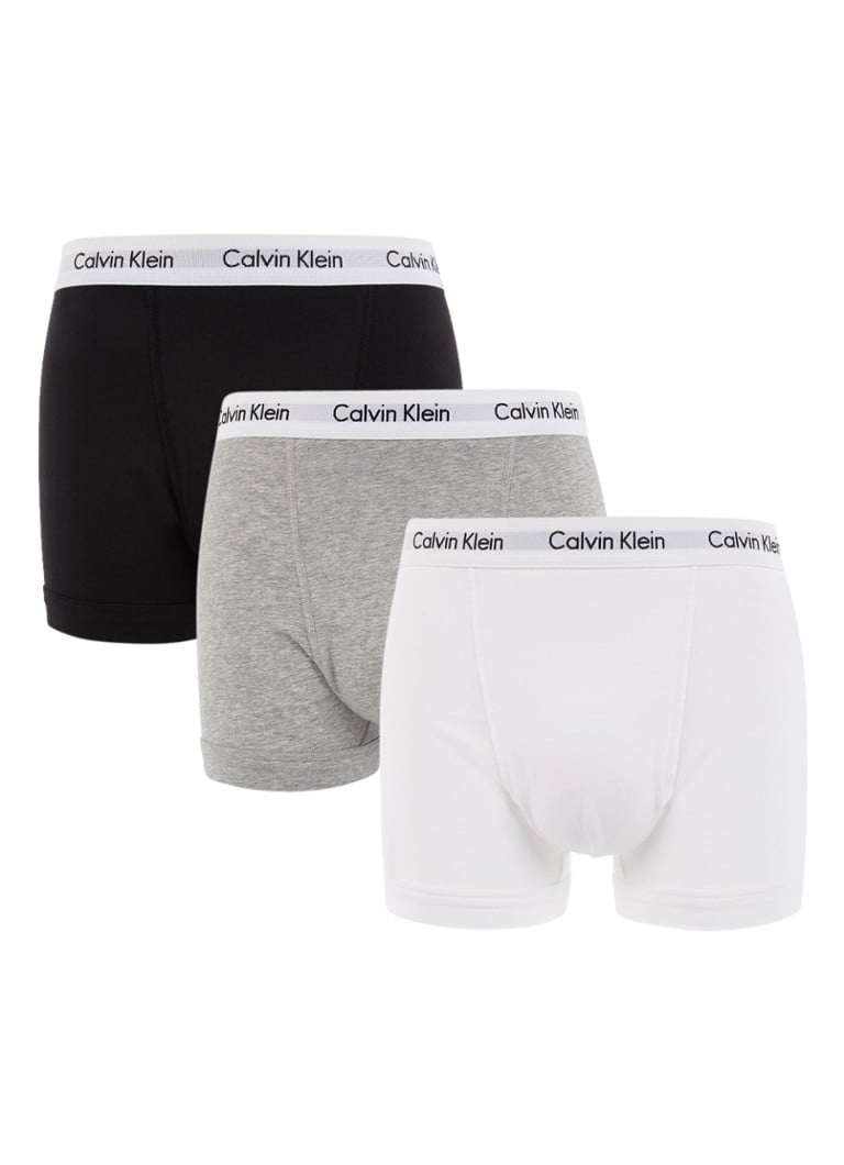 Calvin Klein - Boxershorts met logoband in 3-pack - Multicolor