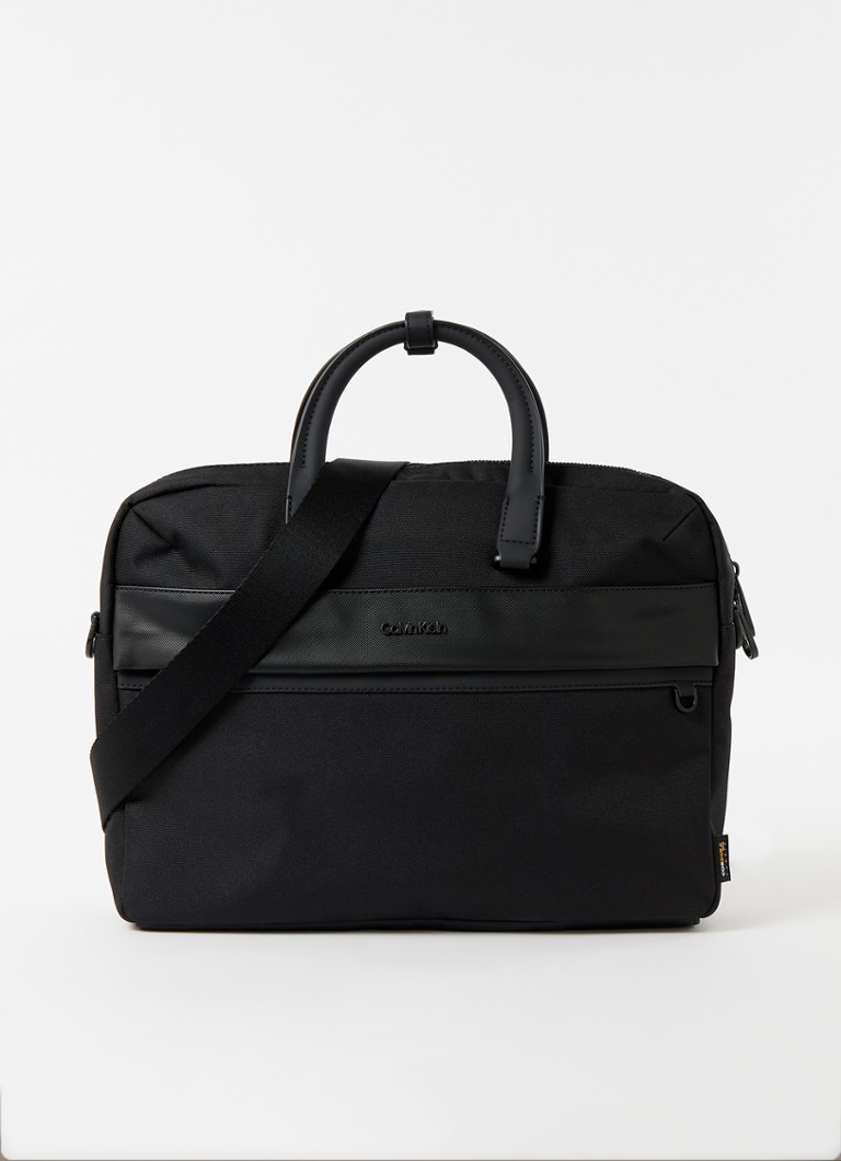 Calvin Klein - Businesstas met uitneembaar 15 inch laptophoes - Zwart