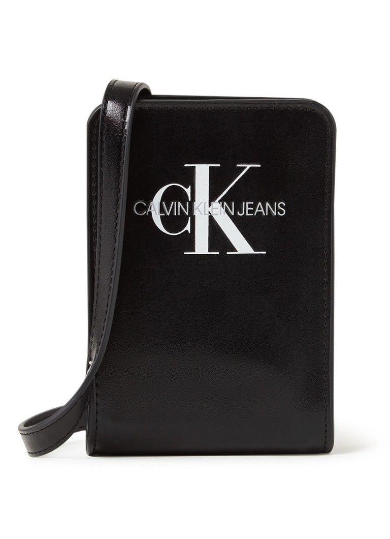 Calvin Klein - Crossbodytas met logo - Zwart