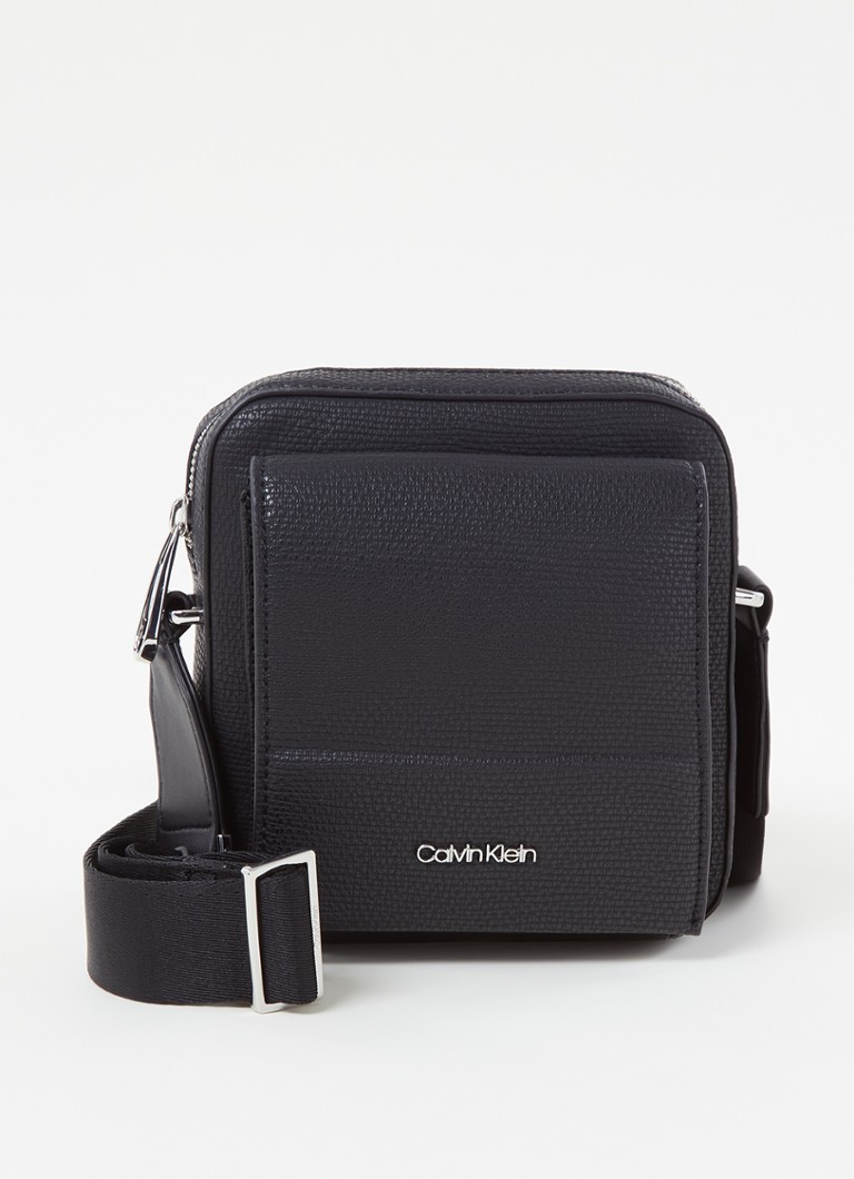 Calvin Klein - Crossbodytas met logo - Zwart