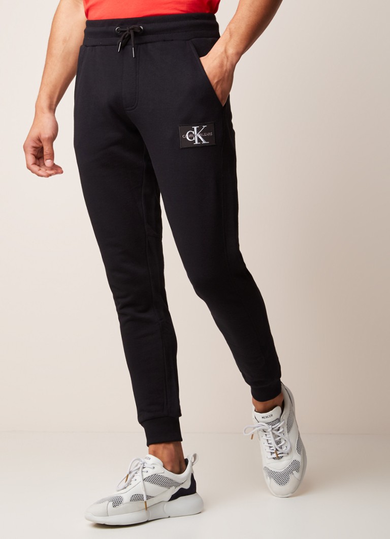 Calvin Klein Joggingbroek met merkembleem • Zwart • de ...