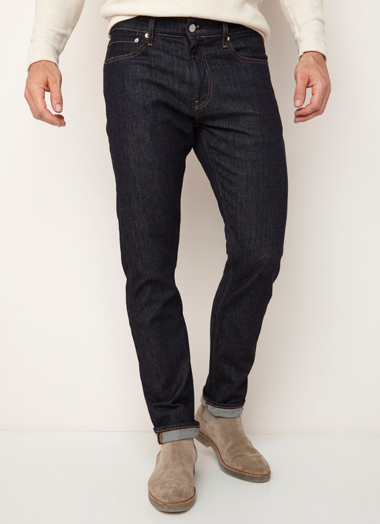 Calvin Klein - Slim fit jeans met donkere wassing - Indigo