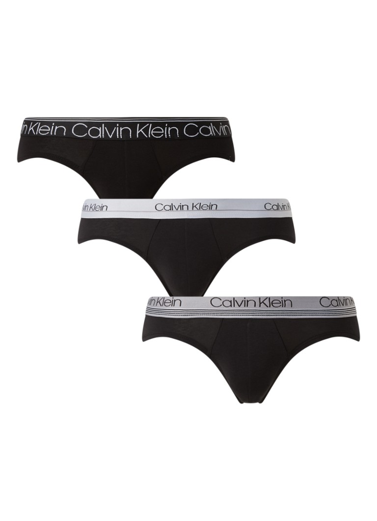 Calvin Klein String met logoband • Zwart • de Bijenkorf