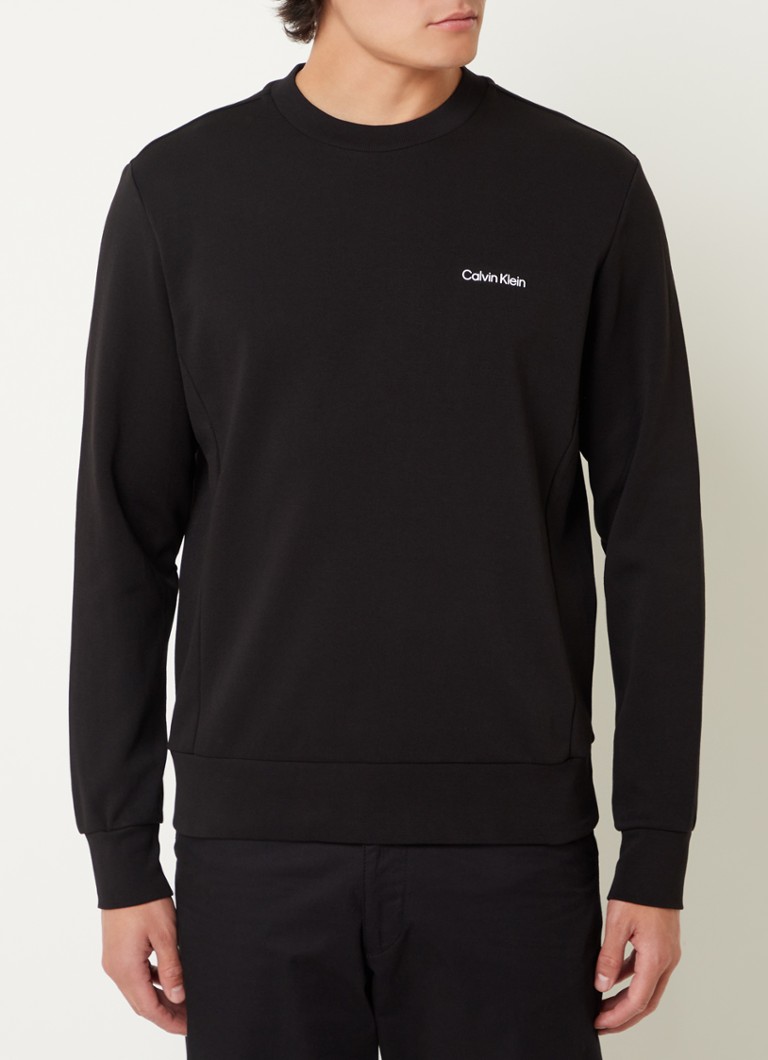 Calvin Klein Sweater Met Logo • Zwart • De Bijenkorf 3189