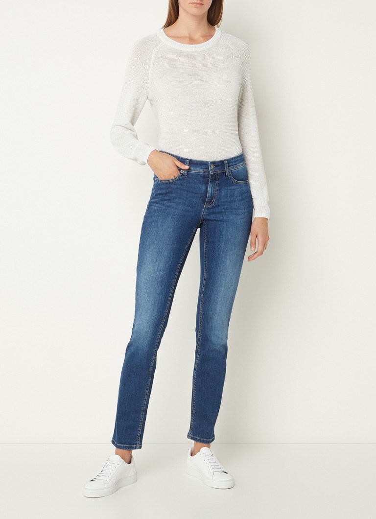 Parla mid waist skinny jeans met medium wassing • de Bijenkorf