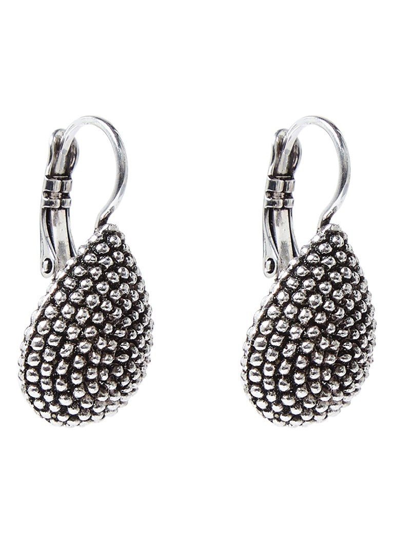 Camps & Camps - Druppelvormige oorhangers - Zilver