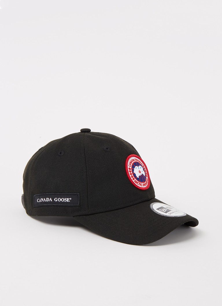 Canada Goose Arctic Disc pet met leren detail • Zwart • de Bijenkorf