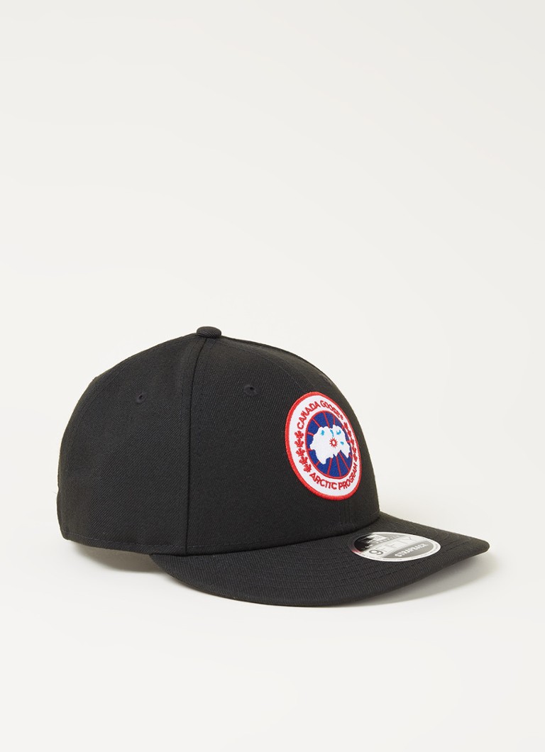 Canada Goose Classic Disk pet met logoborduring • Zwart • de Bijenkorf