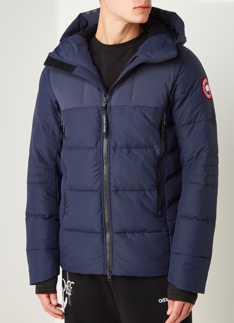 in tegenstelling tot Probleem Verpersoonlijking Canada Goose Hybridge puffer jas met donsvulling • Donkerblauw • de  Bijenkorf