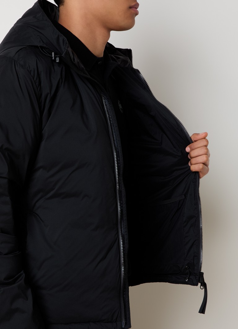 Canada Goose Lodge gewatteerd jack met donsvulling en borstzak • Zwart • de Bijenkorf