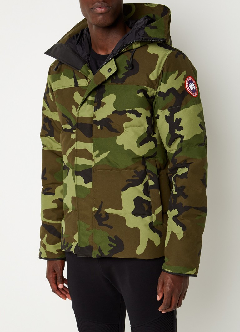 Canada Goose Macmillan gewatteerde parka met donsvulling • Legergroen