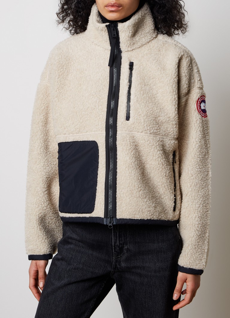 Canada Goose Simcoe jack van teddy met ritszakken • Beige • de Bijenkorf