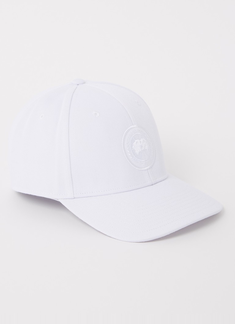 Canada Goose Tonal pet met logoborduring • Wit • de Bijenkorf