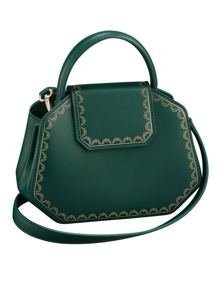 Cartier - Guirlande de Cartier mini handtas van kalfsleer - Groen