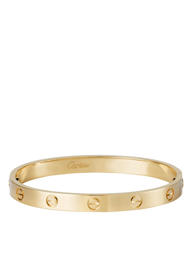 server uitstulping Voorloper Cartier LOVE armband van 18 karaat geelgoud CRB6067500 • Geelgoud • de  Bijenkorf