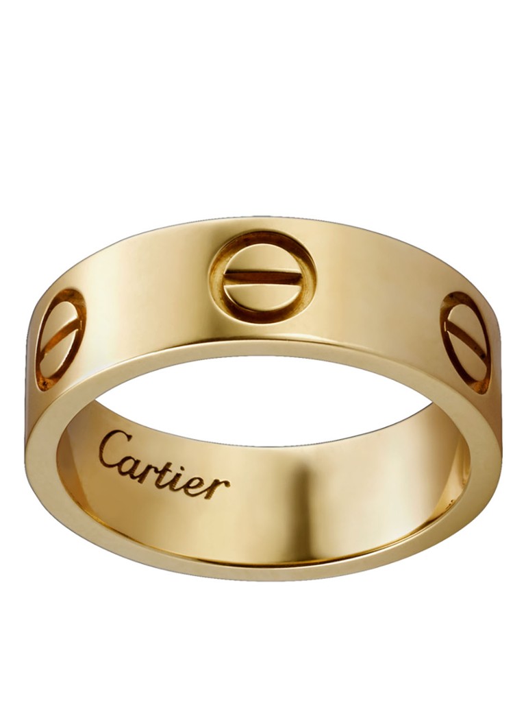 bewaker ondersteuning Passend Cartier Love ring van 18 karaat geelgoud CRB4084600 • Geelgoud • de  Bijenkorf