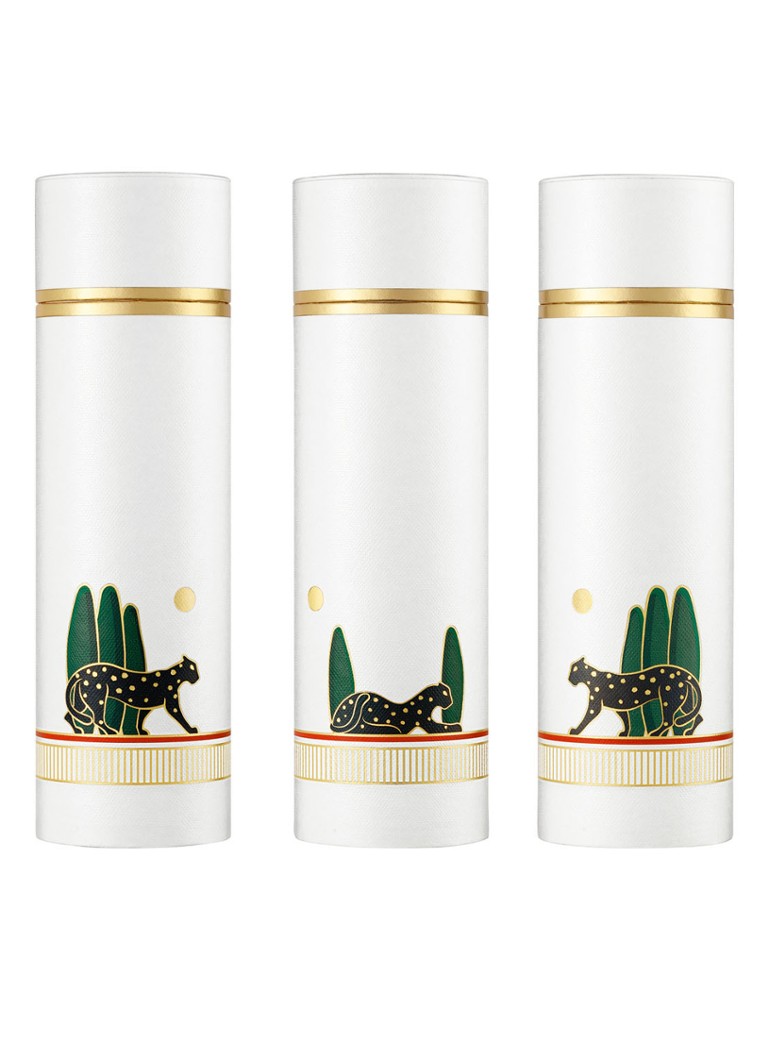 Cartier - Panthère de Cartier-set van 3 luciferdoosjes, groot formaat CROG000660 - Wit
