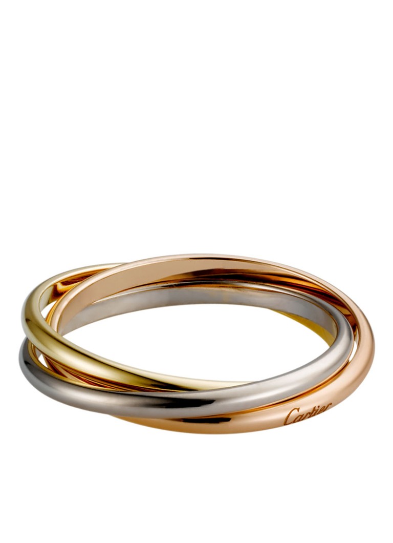 Cartier Trinity De Cartier Xs Ring Van 18k Rose Wit En Geelgoud