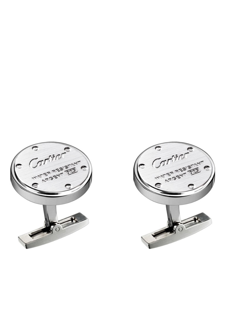 Cartier - Water Resistant manchetknopen van zilver CRT1220334 - Zilver