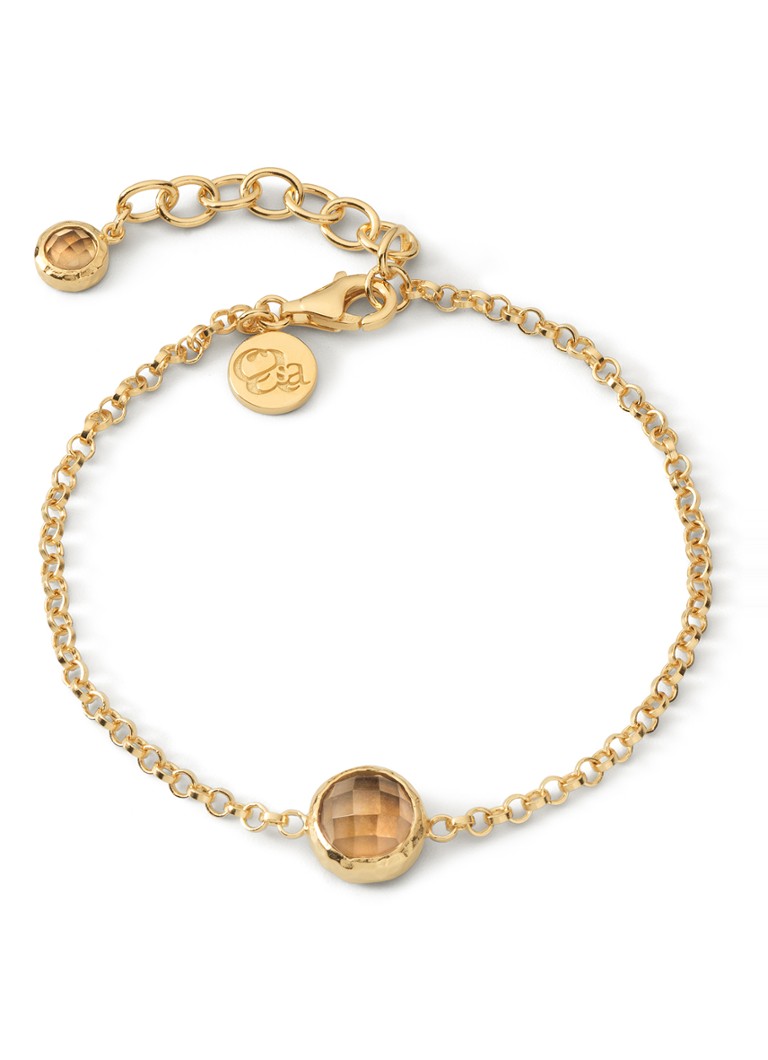 Missoma Zenyu Lena Charm armband verguld • Goud • de Bijenkorf