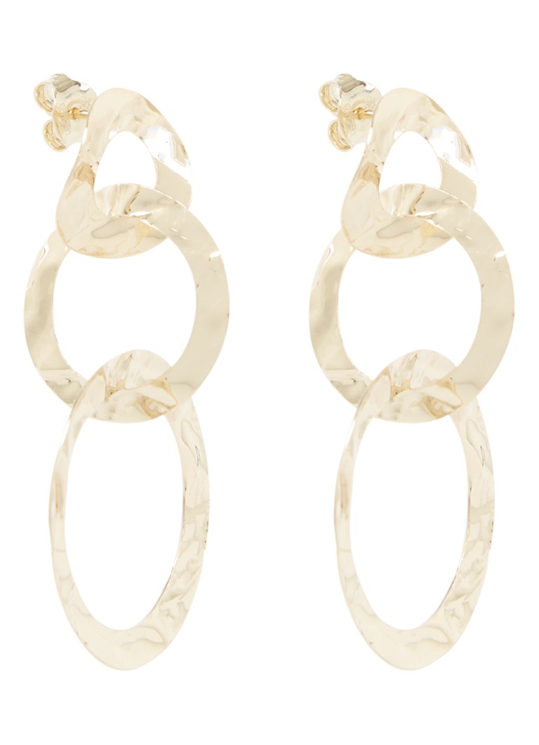 Casa Jewelry Bouncy oorstekers verguld • Goud • de Bijenkorf