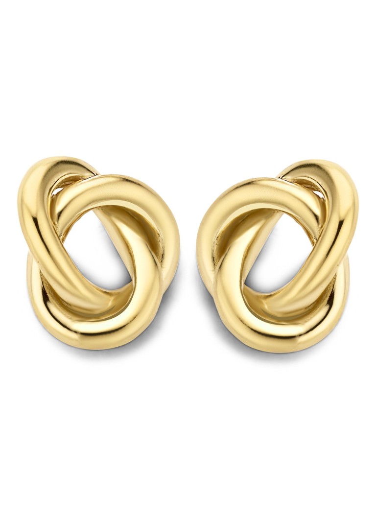 Casa Jewelry Merino oorstekers verguld • Goud • de Bijenkorf