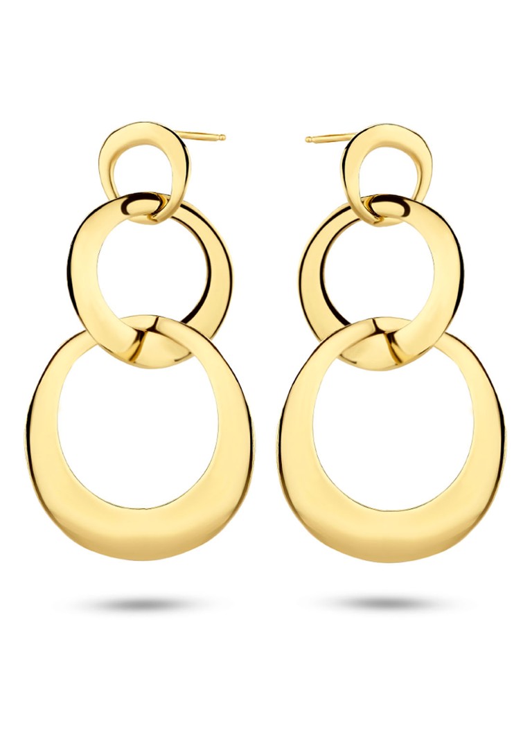 Casa Jewelry Noblesse oorstekers verguld • Goud • de Bijenkorf