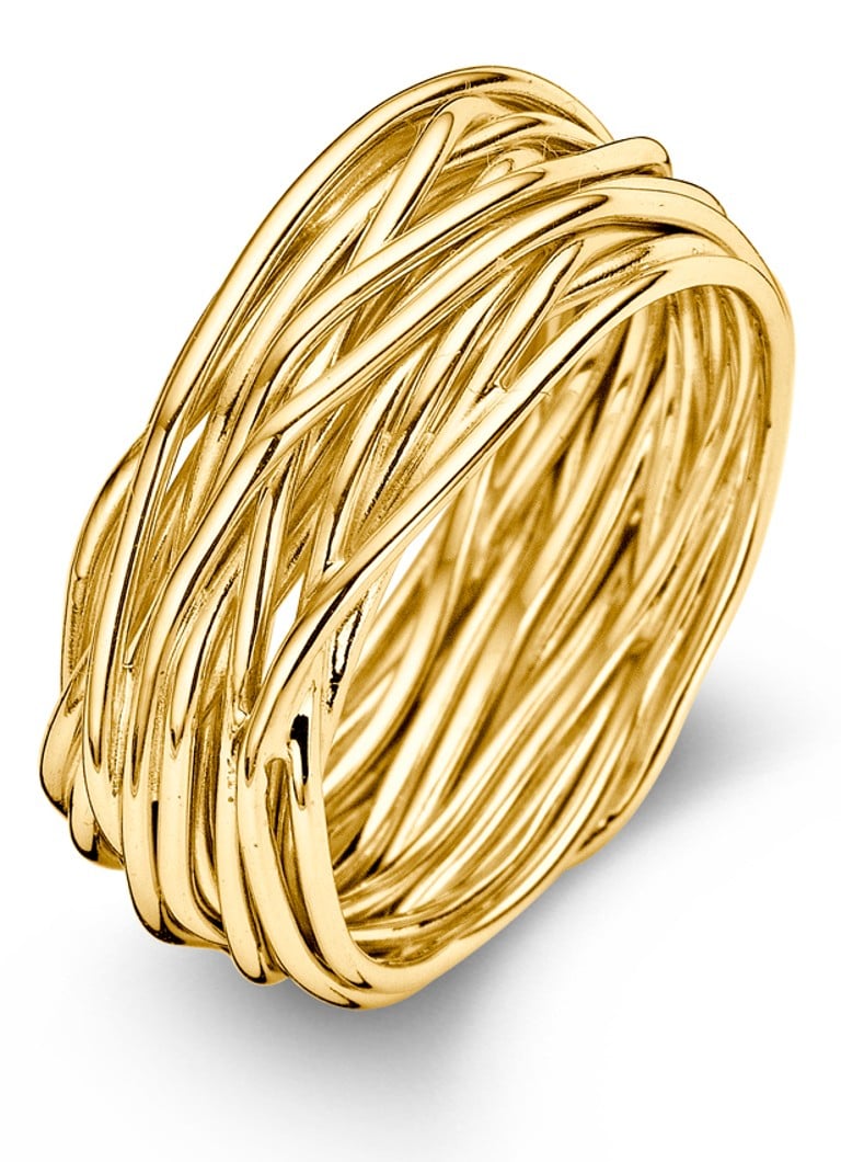 Casa Jewelry - Wikkel ring van zilver - Goud