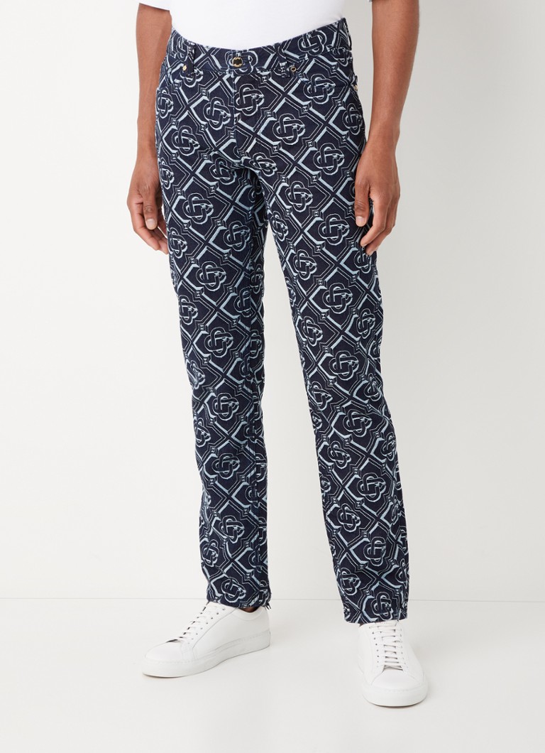 Bowling trimmen Onafhankelijk Casablanca Monogram Classic staight leg jeans met all over logoprint •  Indigo • de Bijenkorf