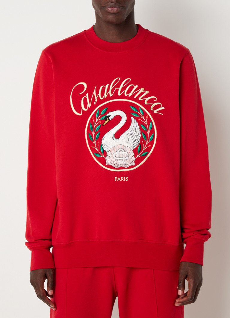 Casablanca Oversized sweater van biologisch katoen met logoprint