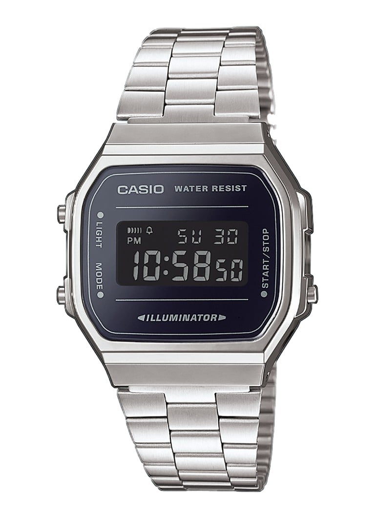 Casio - Vintage horloge A168WEM-1EF - Zilver