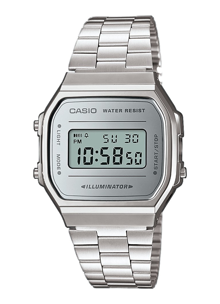 Casio - Vintage Iconic horloge A168WEM-7EF - Zilver