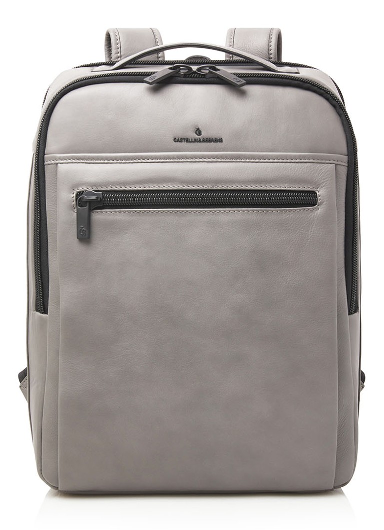 Castelijn & Beerens - Victor rugzak met met 15.6 inch laptopvak - Lichtgrijs